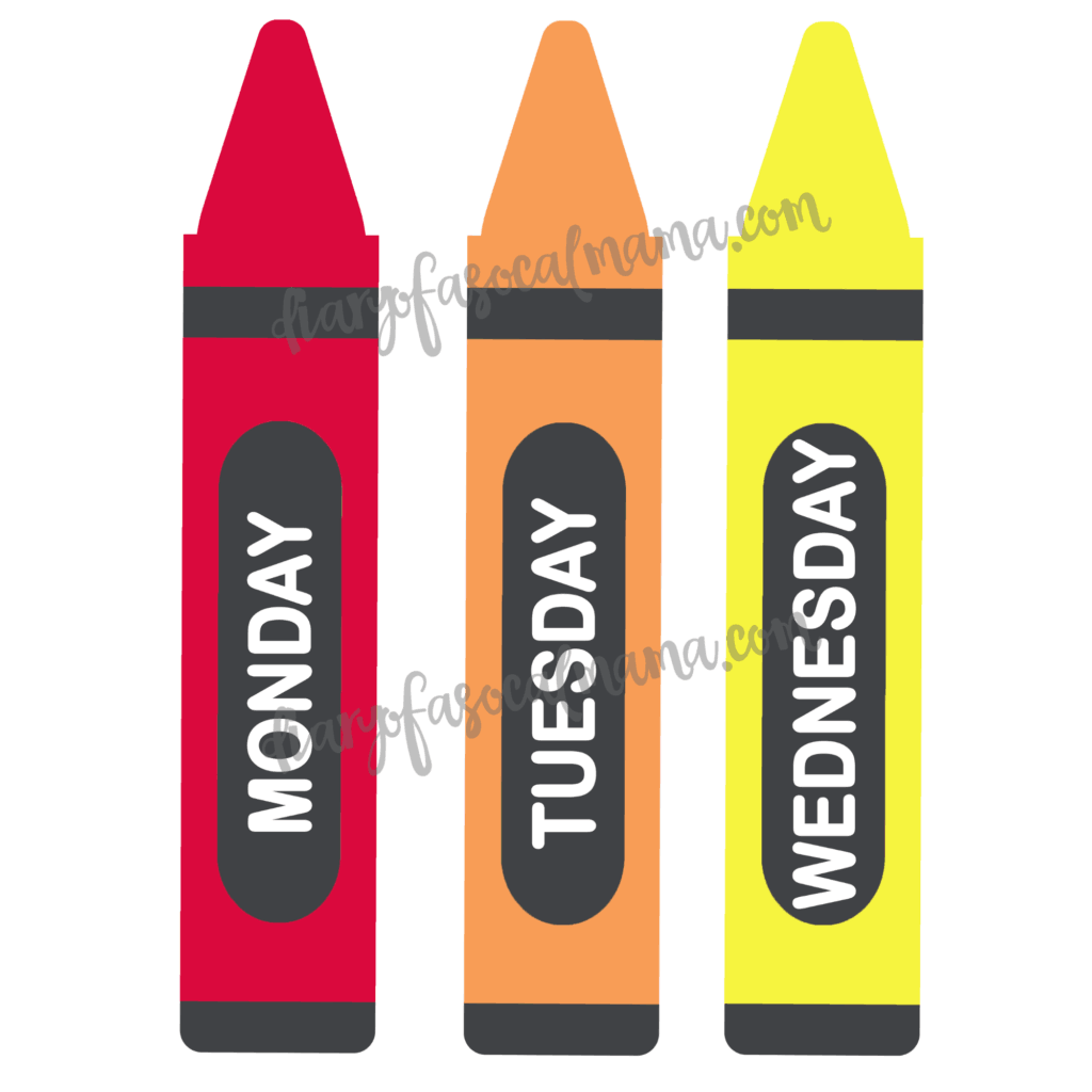 How to teach days of the week to your preschooler