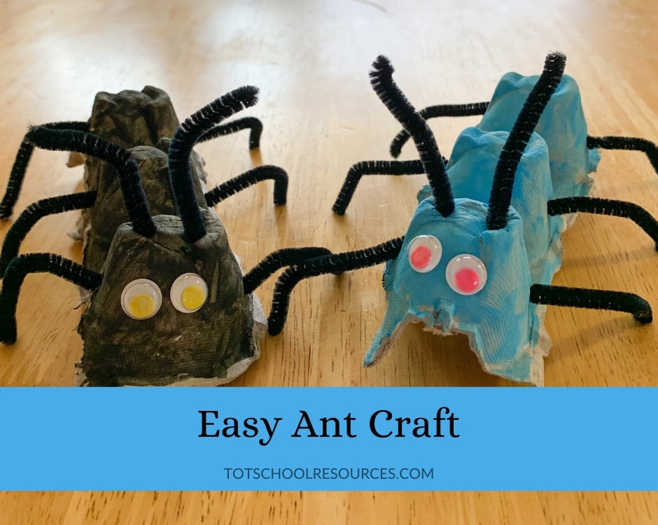 Easy Ant Craft your preschooler will love