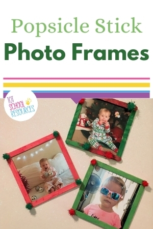popsicle stick frames