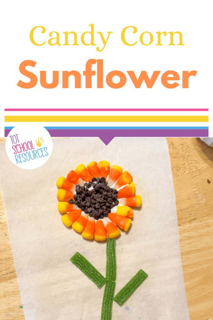 easy sunflower craft on table