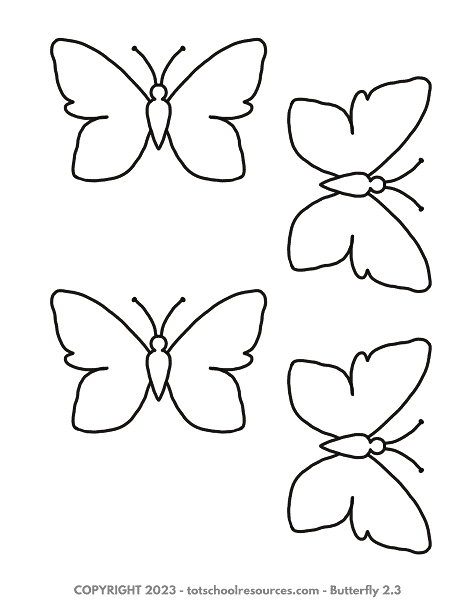 butterfly wing template 2 small