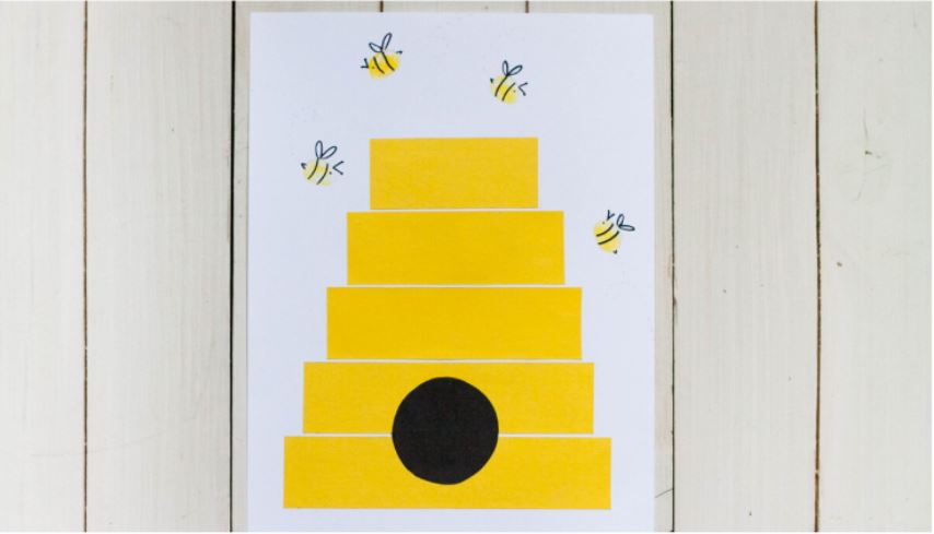 paper beehive craft