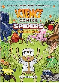 science comics - spiders book cover