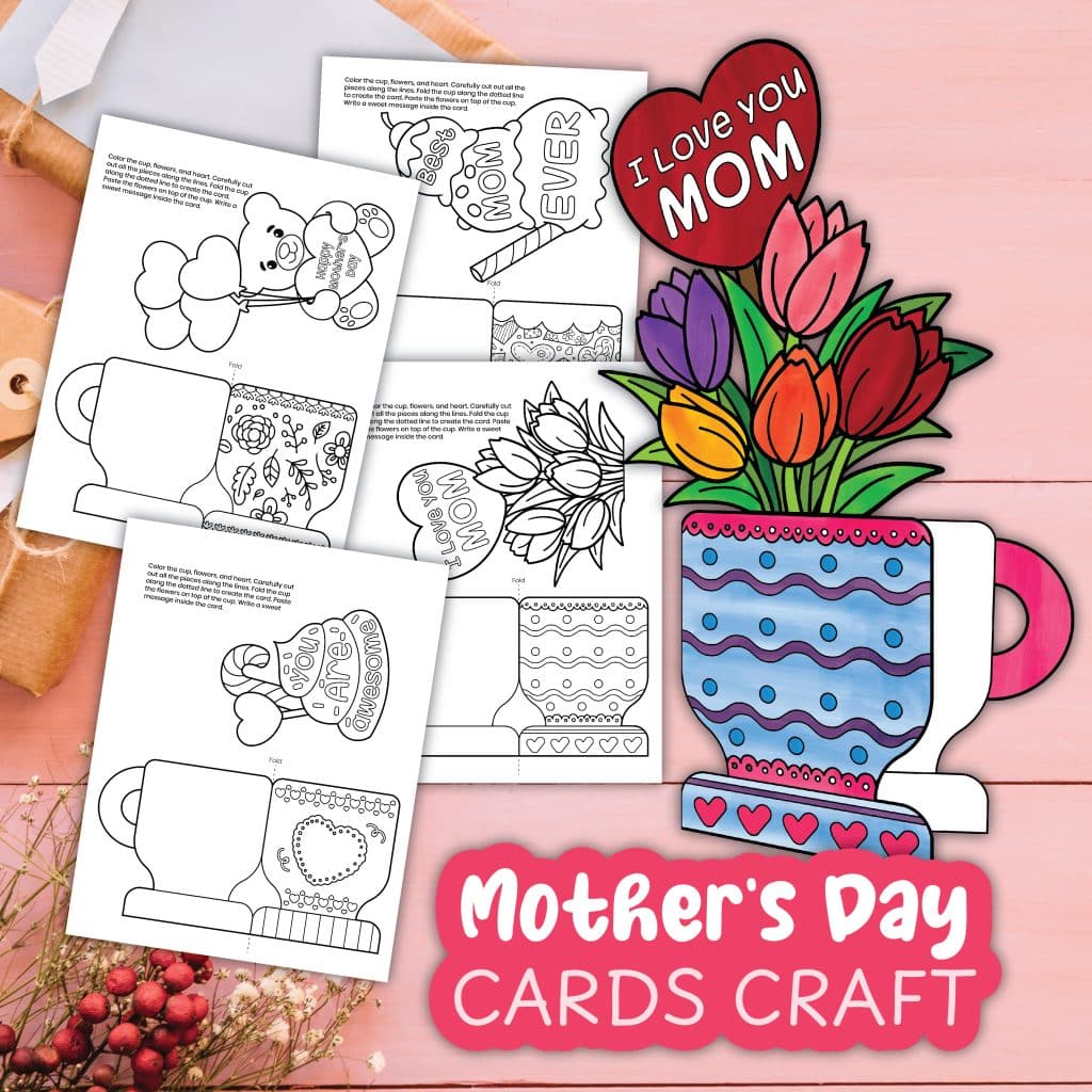 Mother's day card template