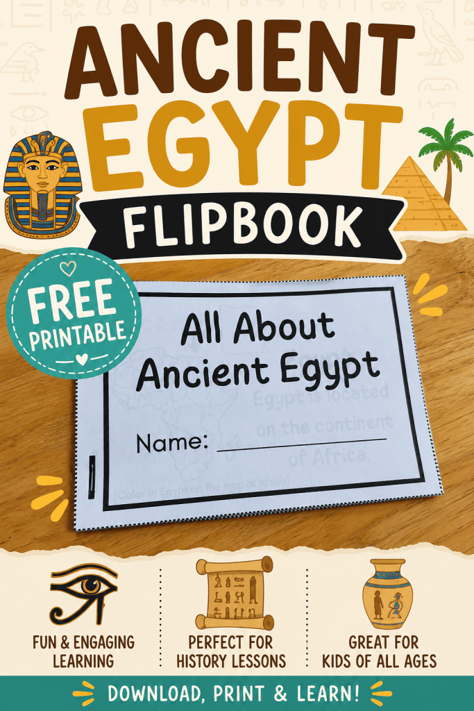 Ancient Egypt flipbook pin 2